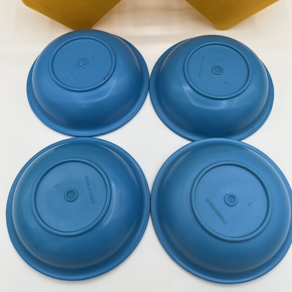 Vtge Fisher Price Fun With Food Drying Rack Dishes 1987 Bowls Plates Made in USA - Picture 3 of 15